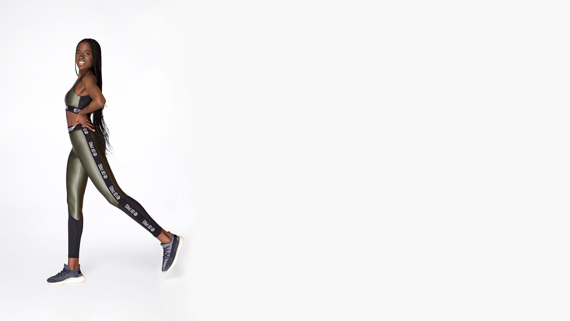 New Perform Pro Green Leggings