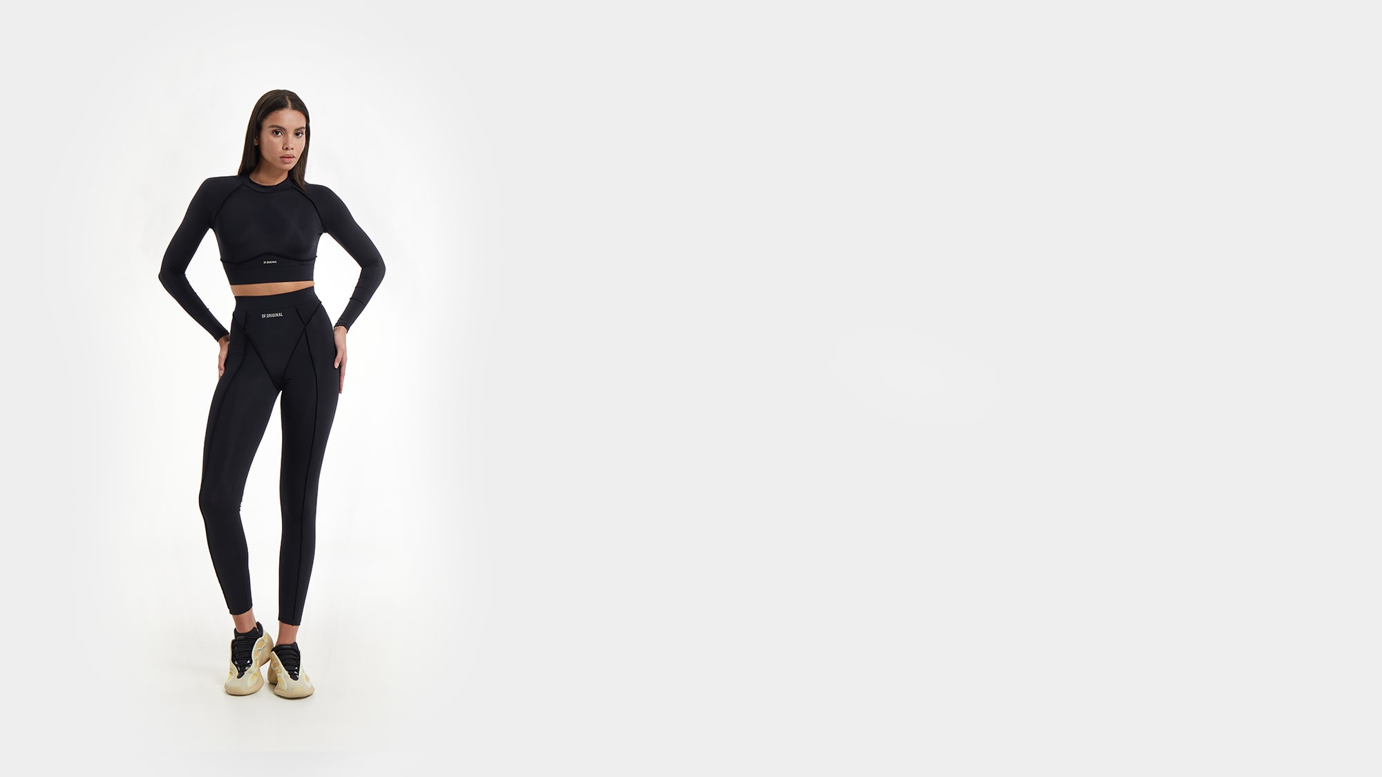 Majestic Black Longsleeve Top
