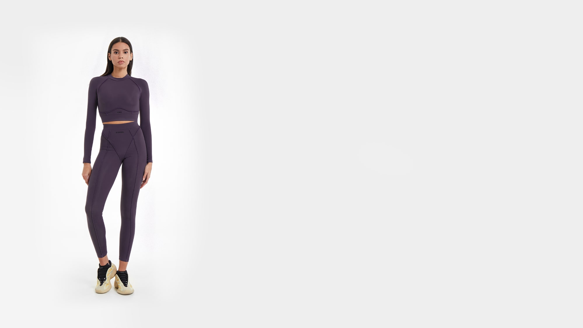 Majestic Plum Sports Leggings