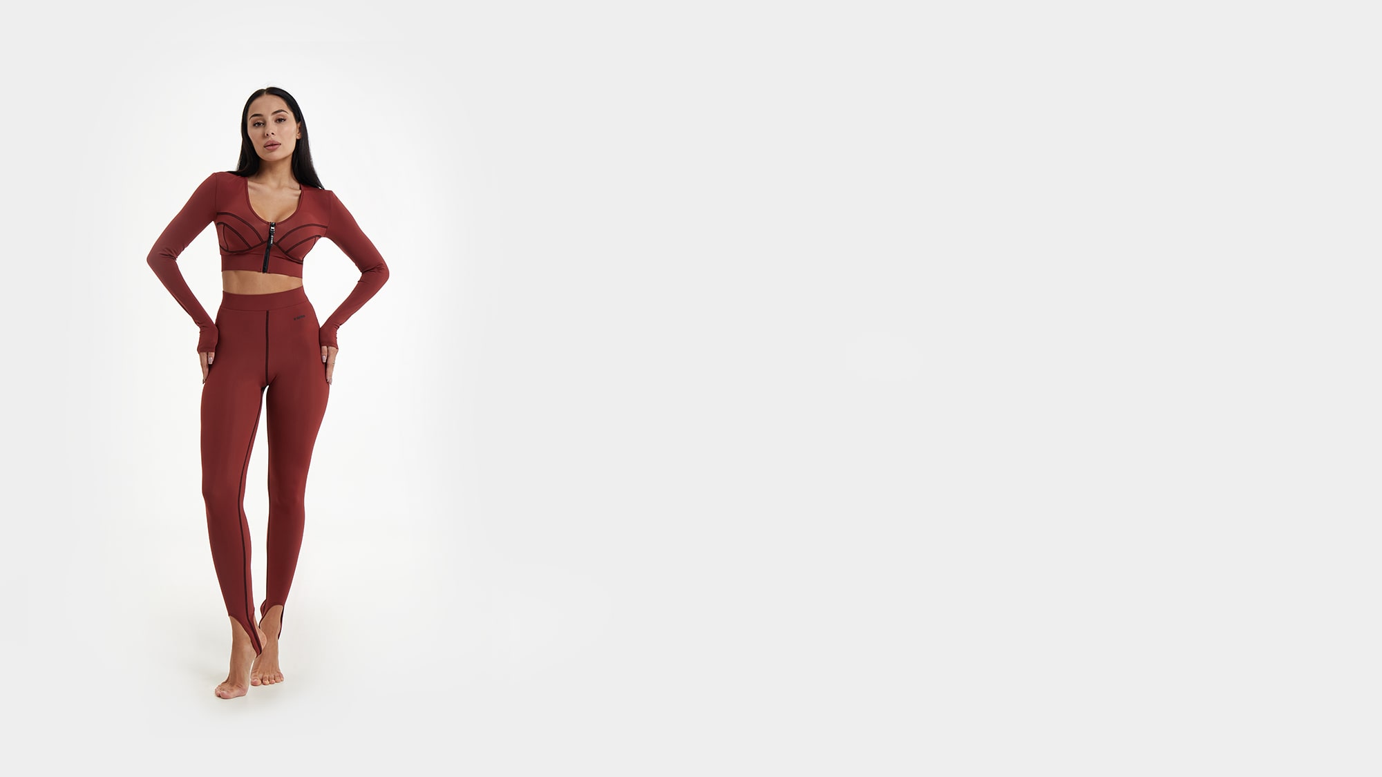 Manifest Bordo Leggings