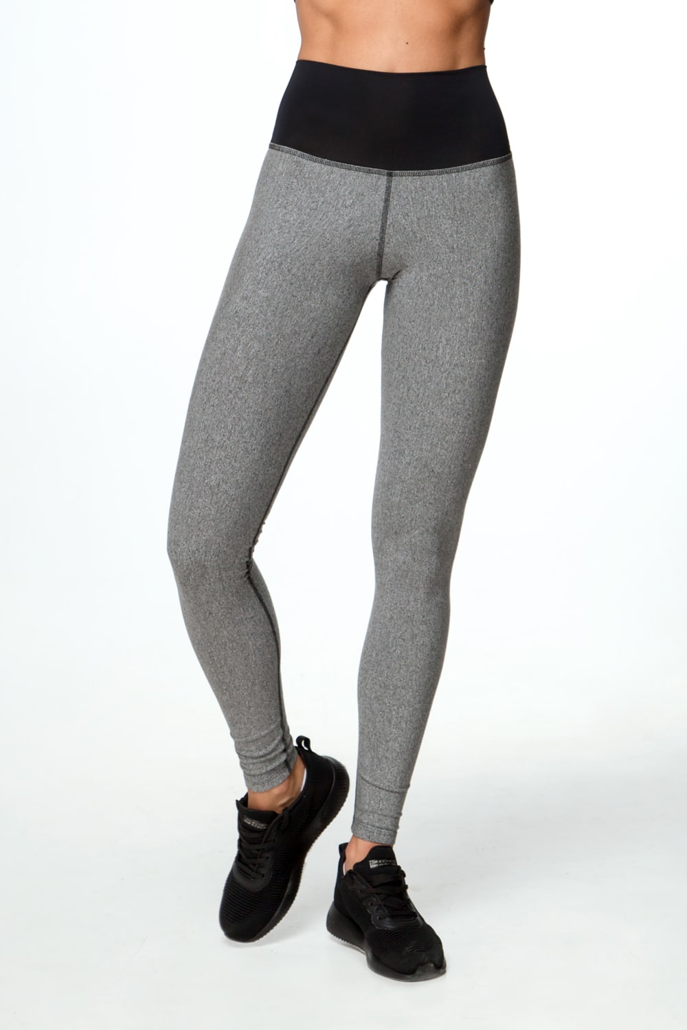 Jersey High Waist Black leggings designed for fitness in leggings for fitness from df