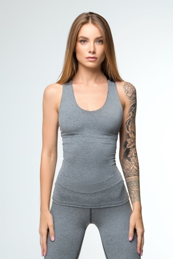 Спортивная Майка Pro Fitness Grey