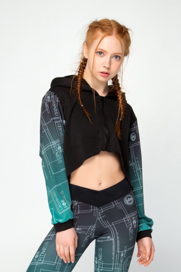 Худі Gradient Mint