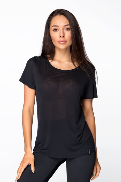 DF BASE Black T-shirt