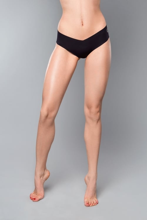 Белье бесшовные трусы-шорты Black спортивные трусы designed for fitness бесшовные трусы от df трусы женские фото