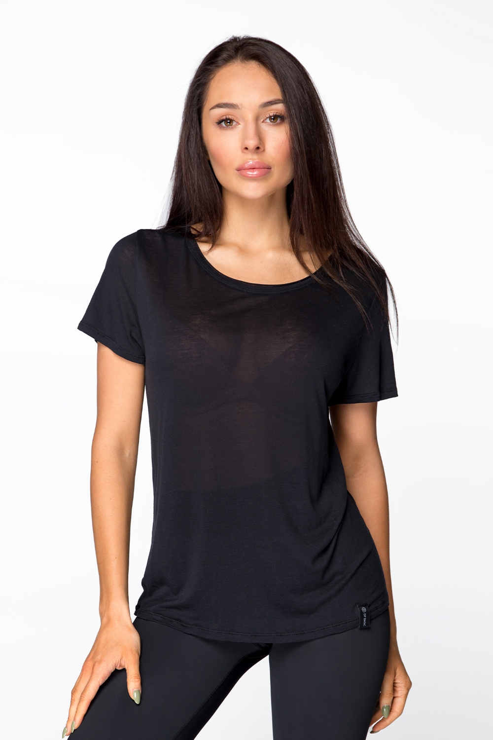 DF BASE Black T-shirt