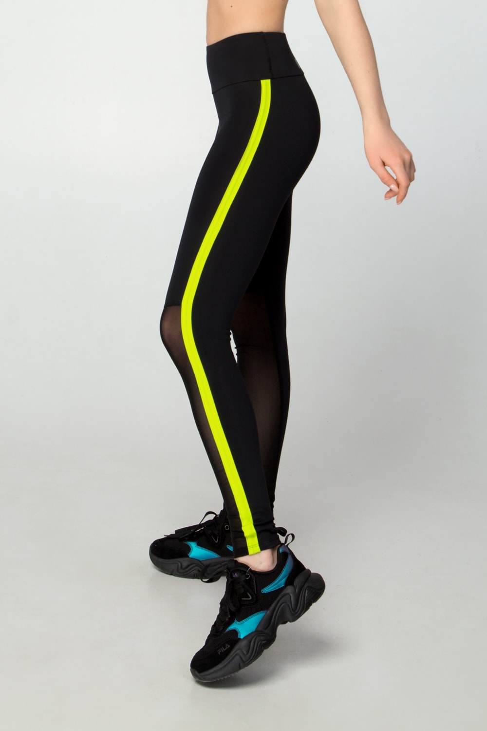 One Neon Lemon Leggings