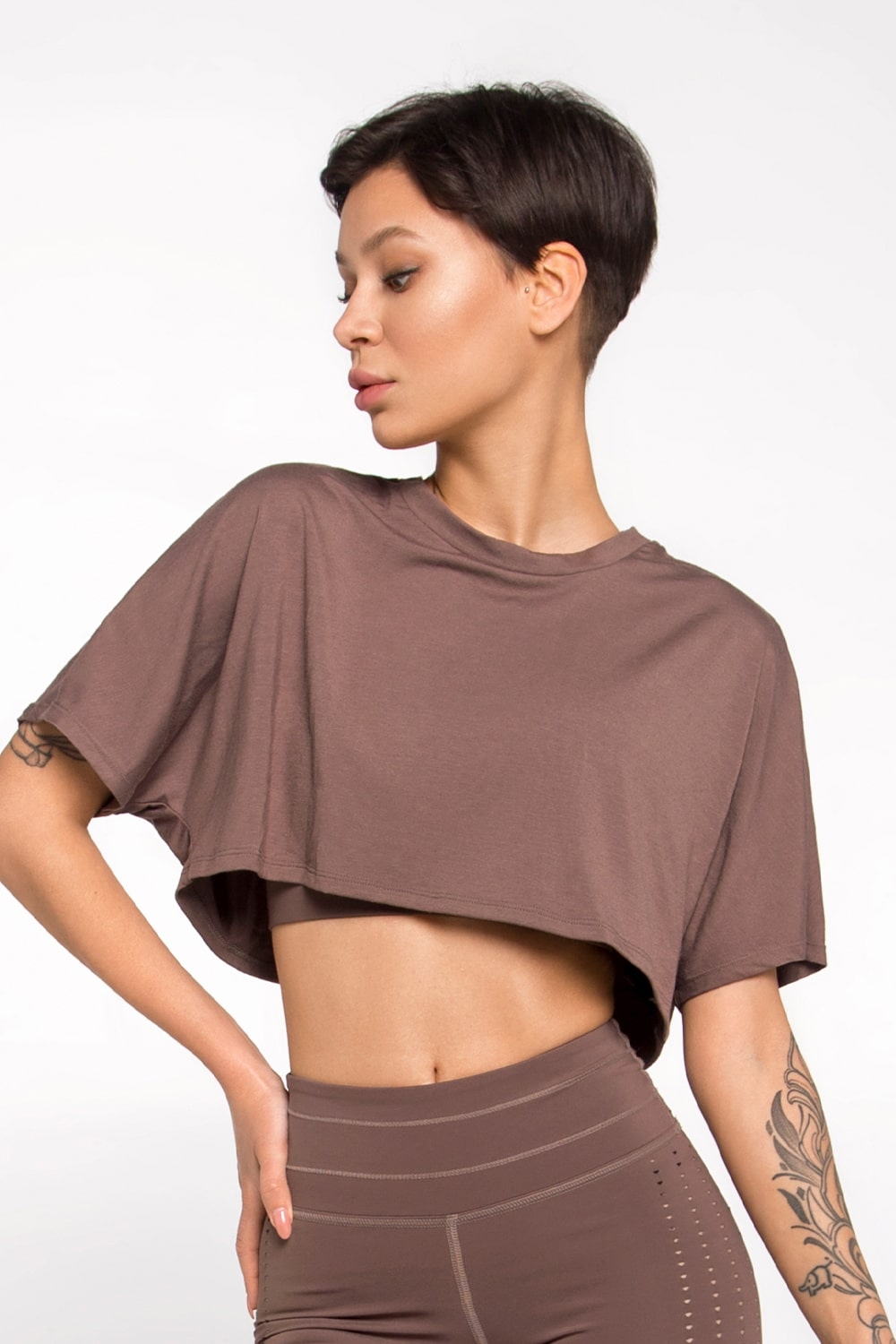 Футболка DF Original Oversize Crop Nude